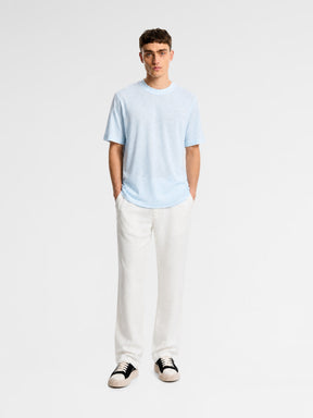 MAISON 9 PARIS Blue Soft Cotton T-Shirt