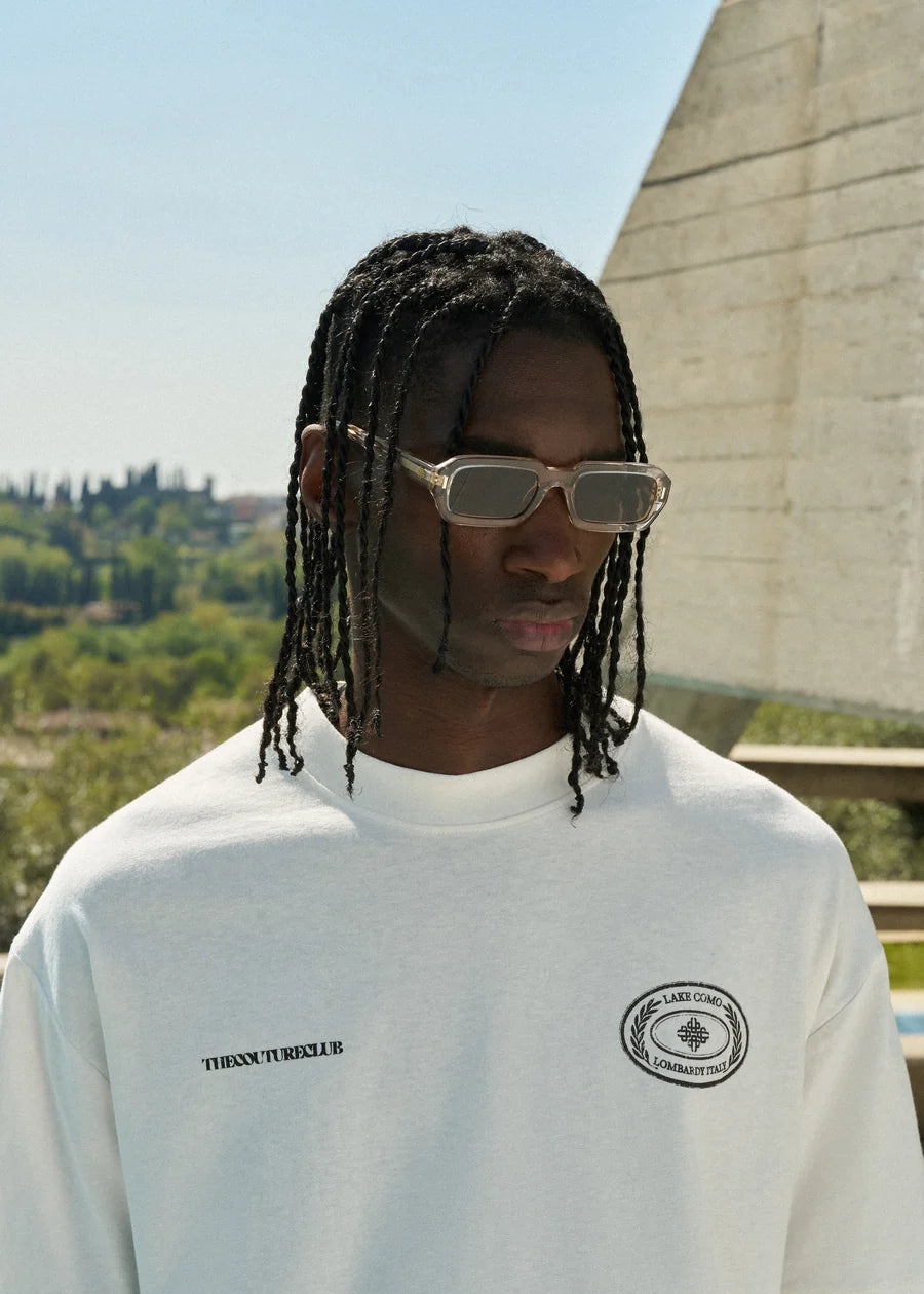 The Couture Club Lake Como Oval Graphic T-Shirt