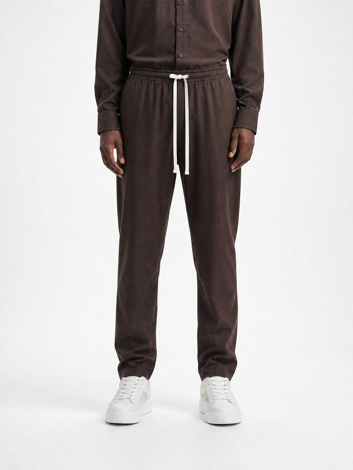 CREW Milano "Portofino" Set Shirt/Pants Brown