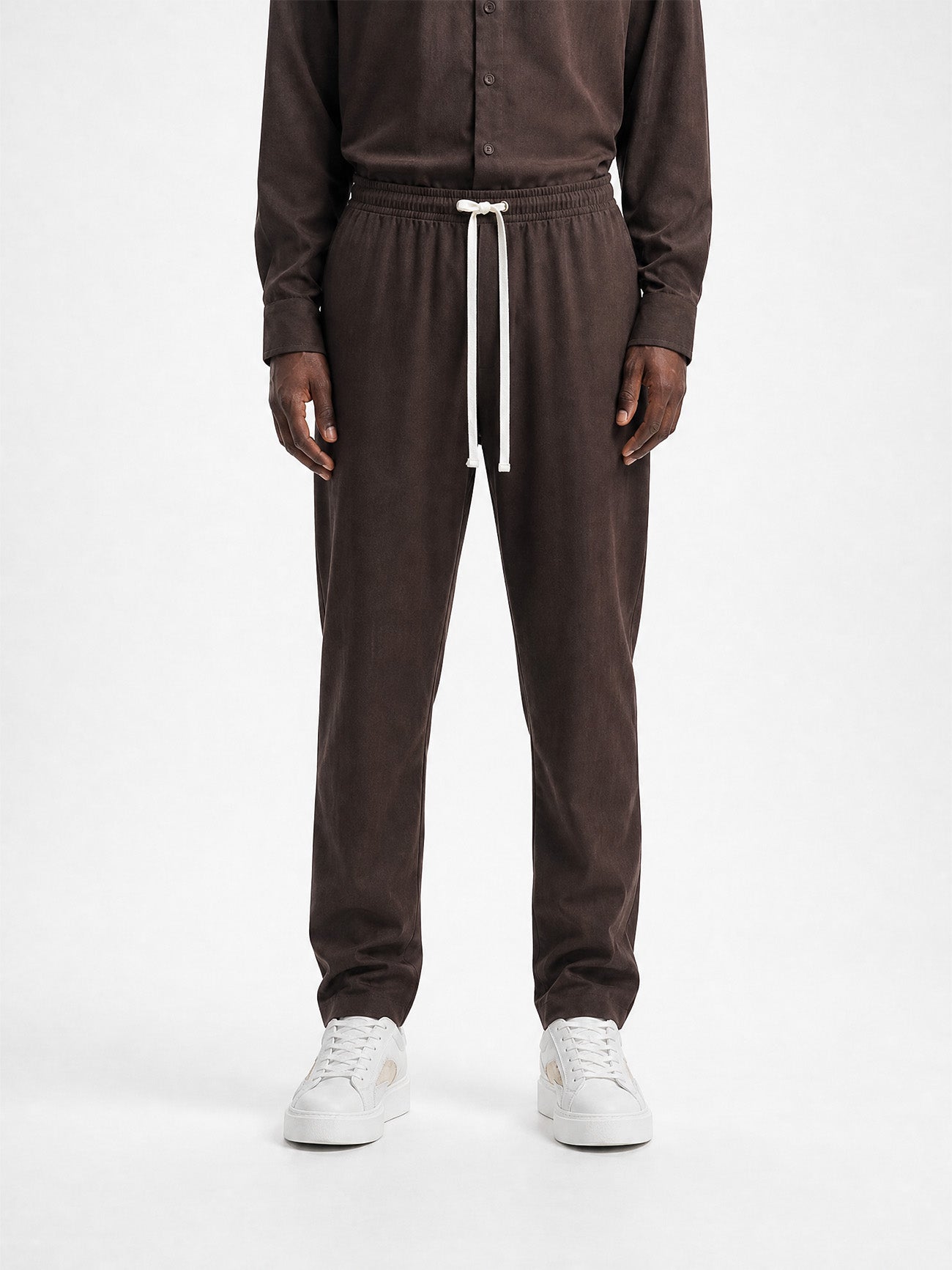 CREW Milano "Portofino" Set Shirt/Pants Brown