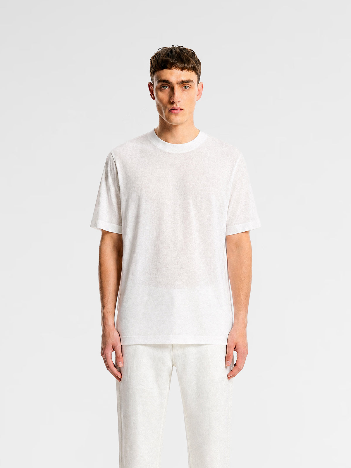 MAISON 9 PARIS White Soft Cotton T-Shirt