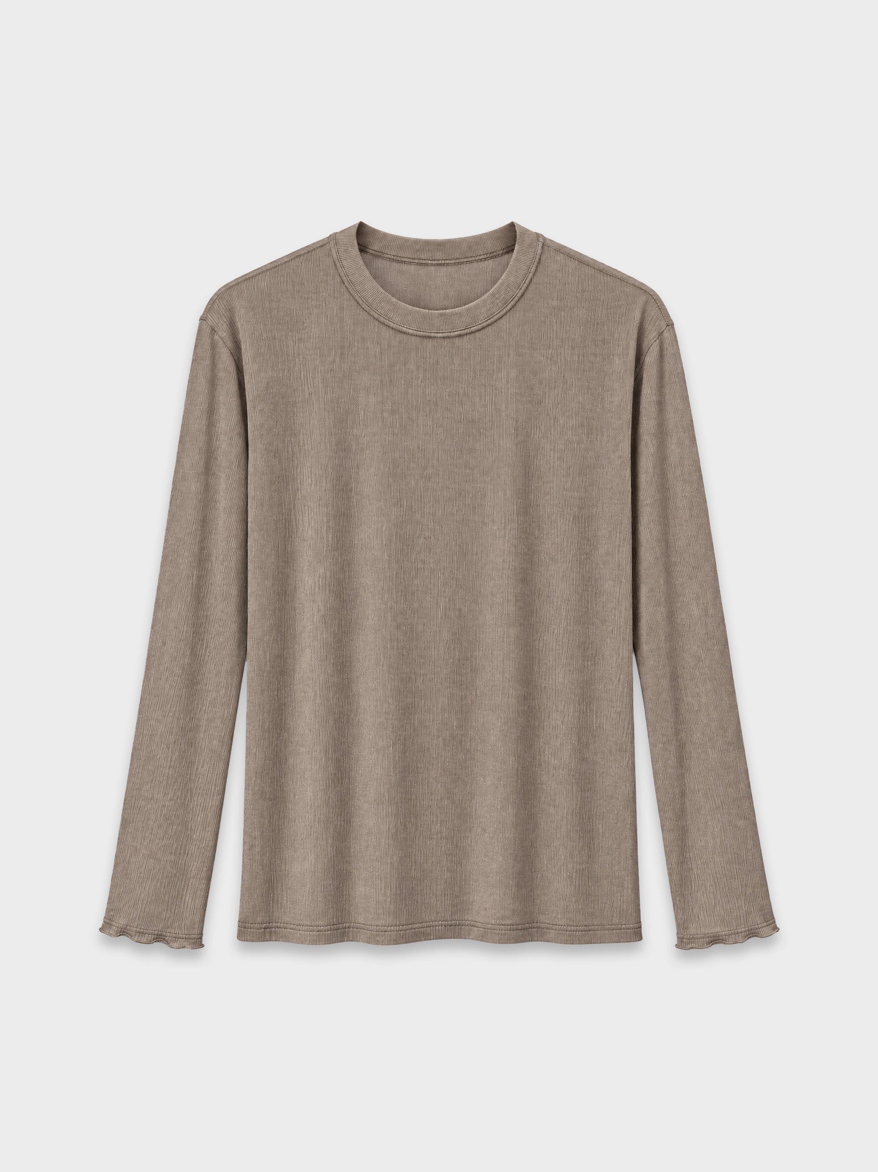 CREW Milano "Bali" Long T-Shirt - Sand