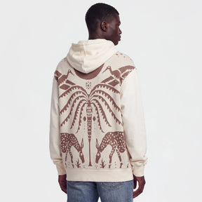 Ainker 1130 Off White Knit Hoodie