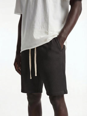 CREW Milano Waffle Shorts Black