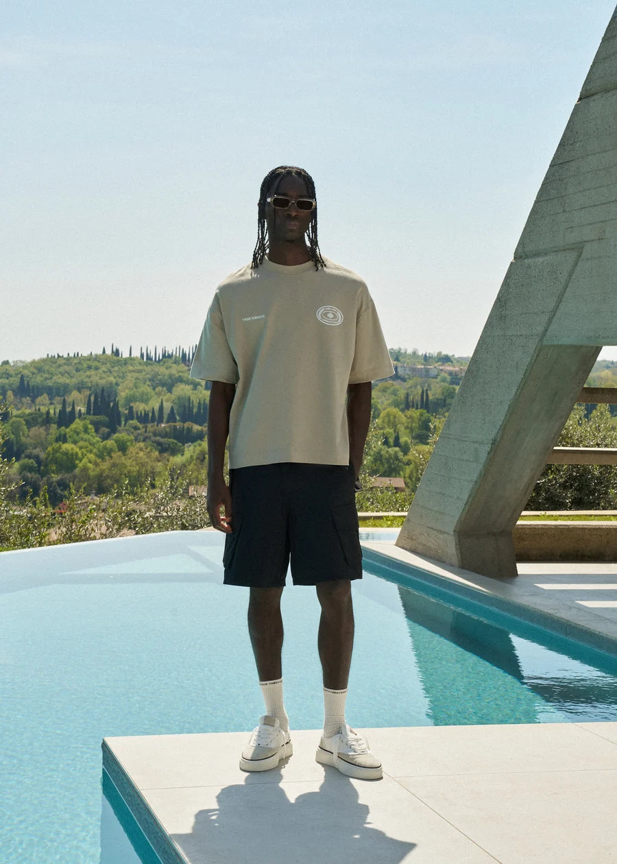 The Couture Club Lake Como Oval Graphic T-Shirt