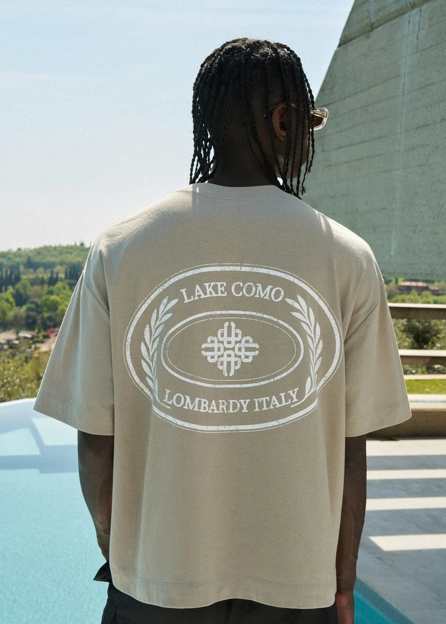 The Couture Club Lake Como Oval Graphic T-Shirt