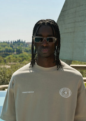 The Couture Club Lake Como Oval Graphic T-Shirt