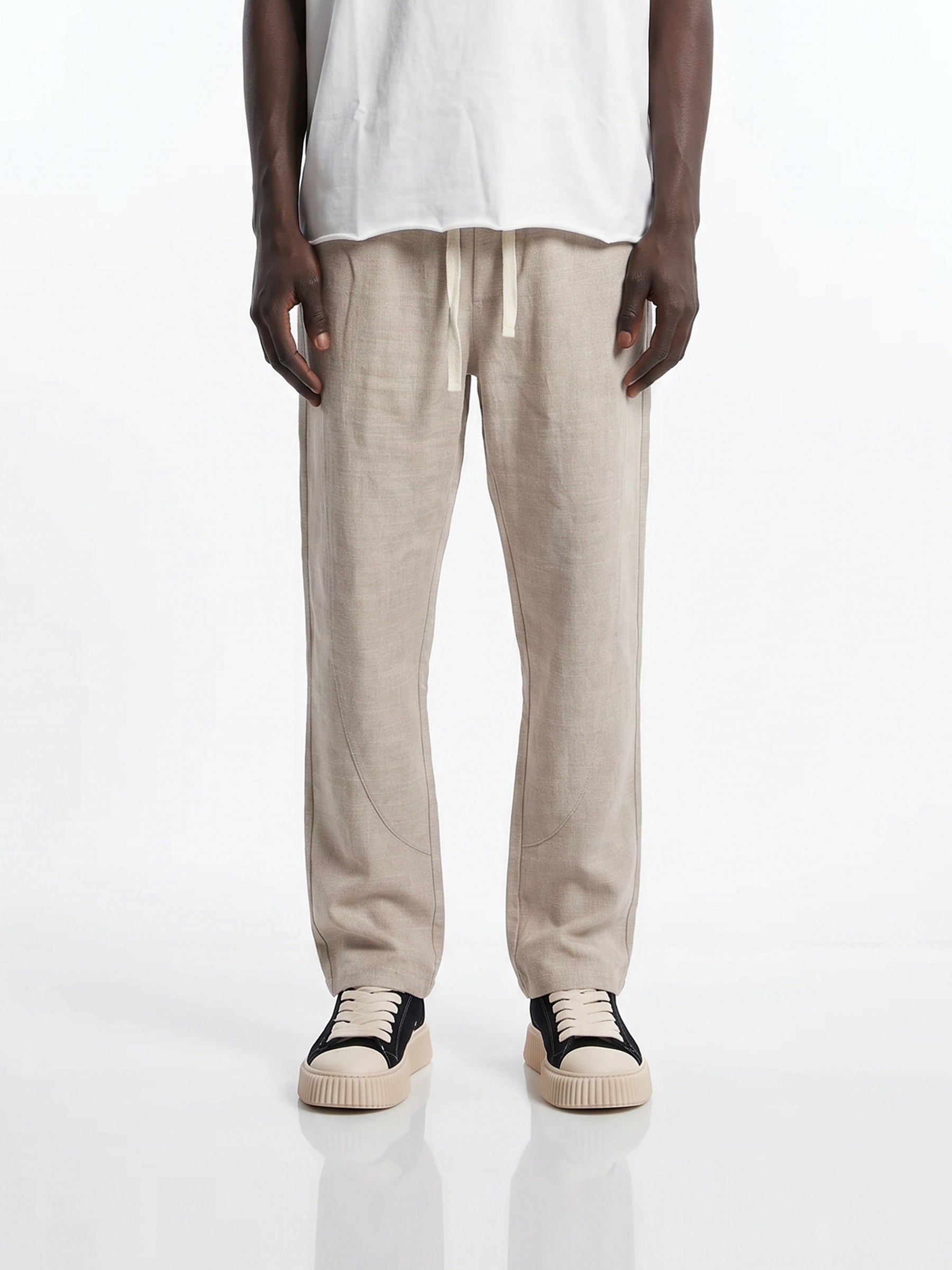 CREW MILANO Linen Beige - Bruno Pants