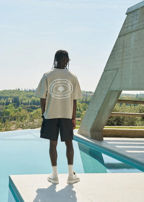 The Couture Club Lake Como Oval Graphic T-Shirt