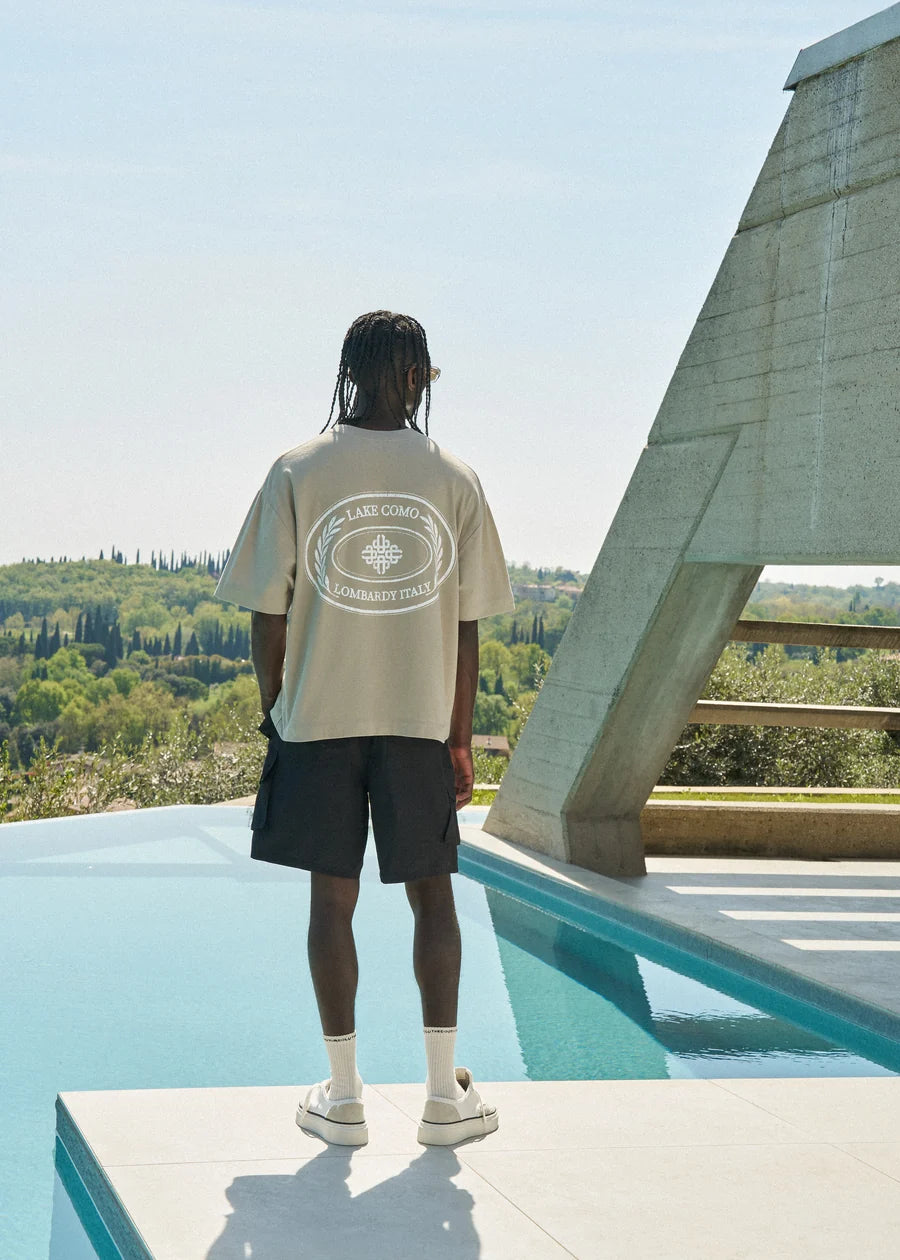 The Couture Club Lake Como Oval Graphic T-Shirt