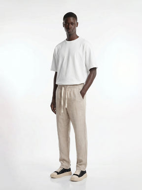 CREW MILANO Linen Beige - Bruno Pants