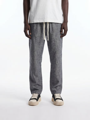 CREW MILANO Linen Grey - Bruno Pants