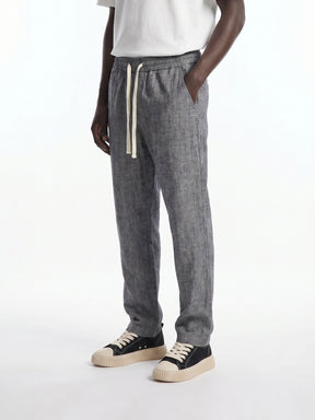 CREW MILANO Linen Grey - Bruno Pants