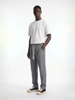 CREW MILANO Linen Grey - Bruno Pants