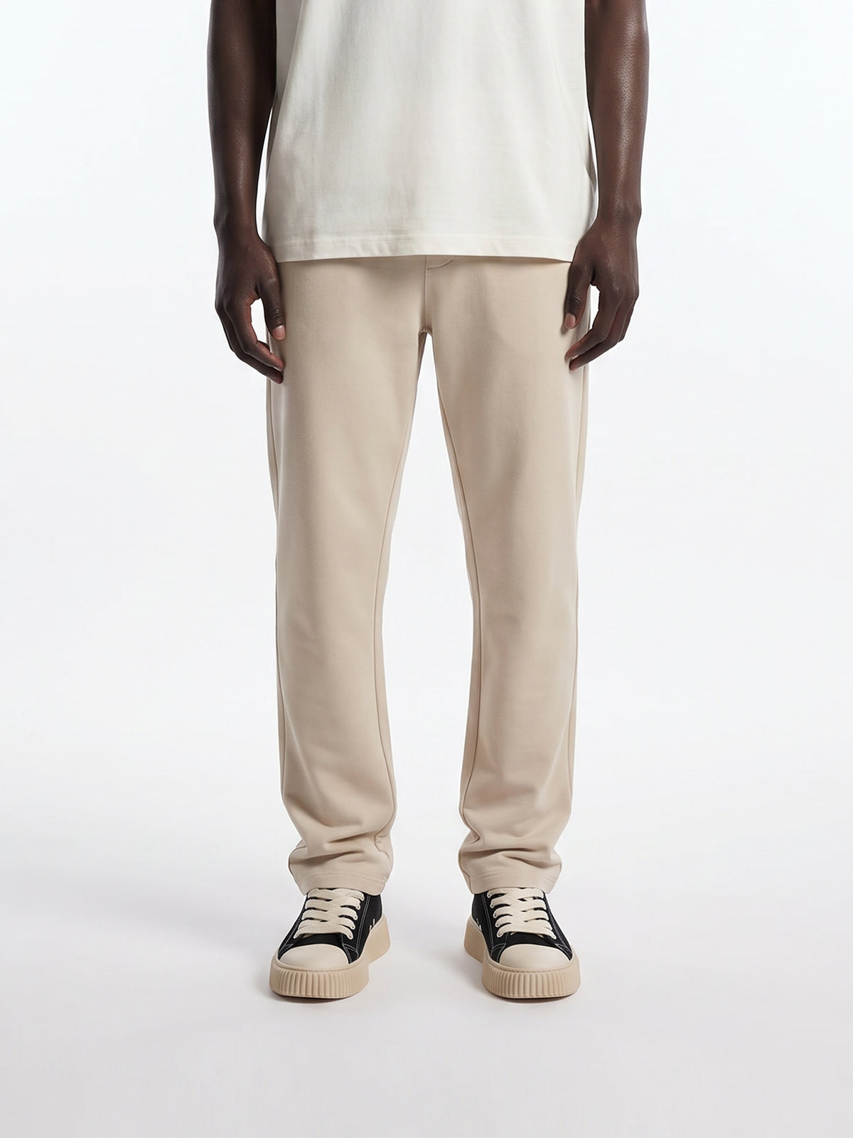 CREW MILANO Elegant Pants Beige