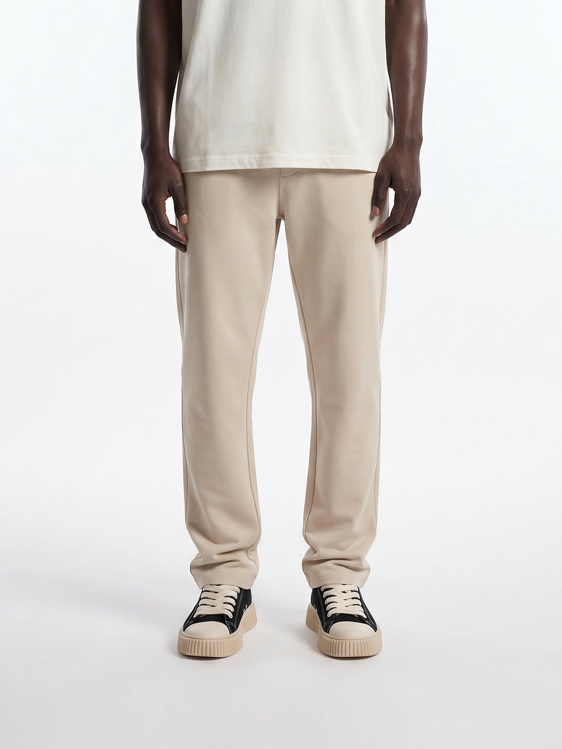 CREW MILANO Elegant Pants Beige