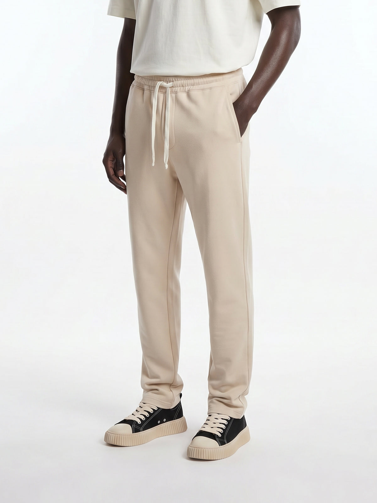 CREW MILANO Elegant Pants Beige