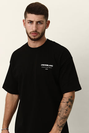 CREW Milano Underground Print Oversized T-Shirt