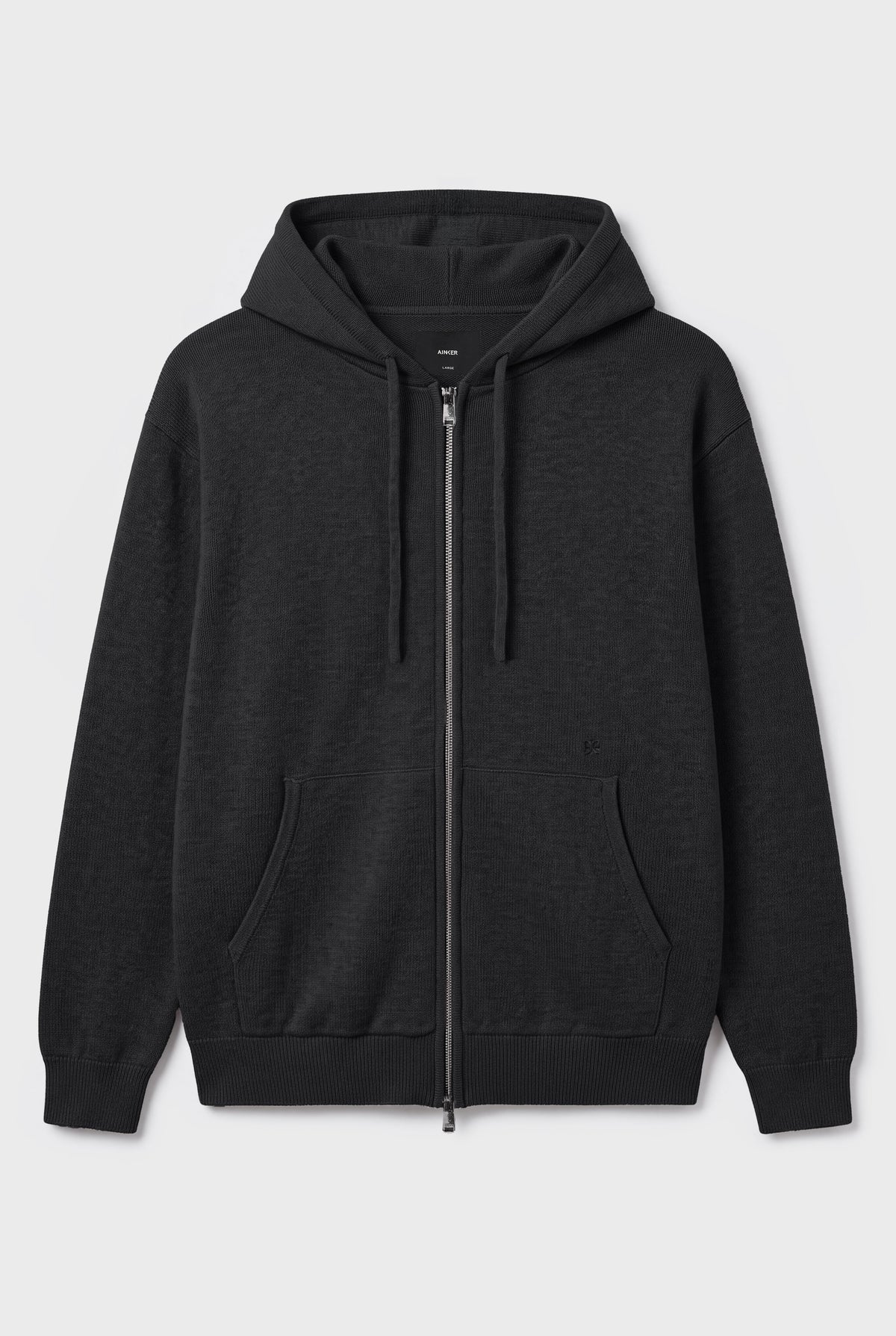 Ainker 1126 Black Cashmire Hoodie