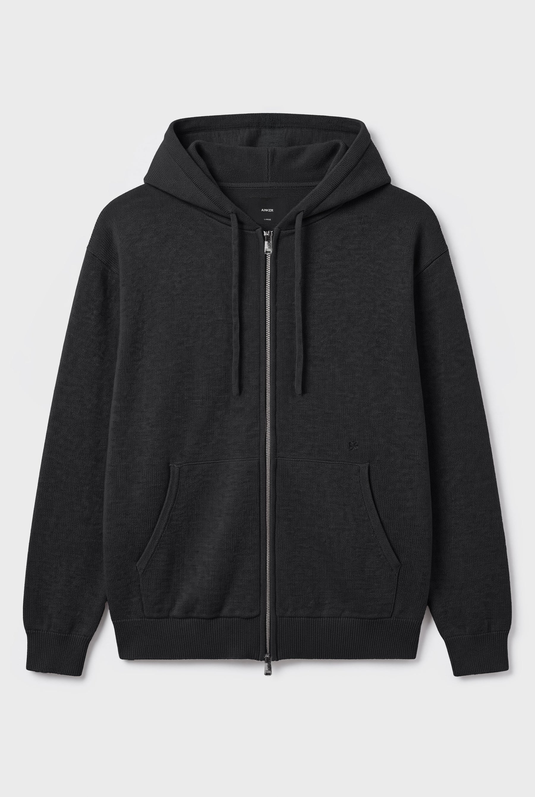 Ainker 1126 Black Cashmire Hoodie