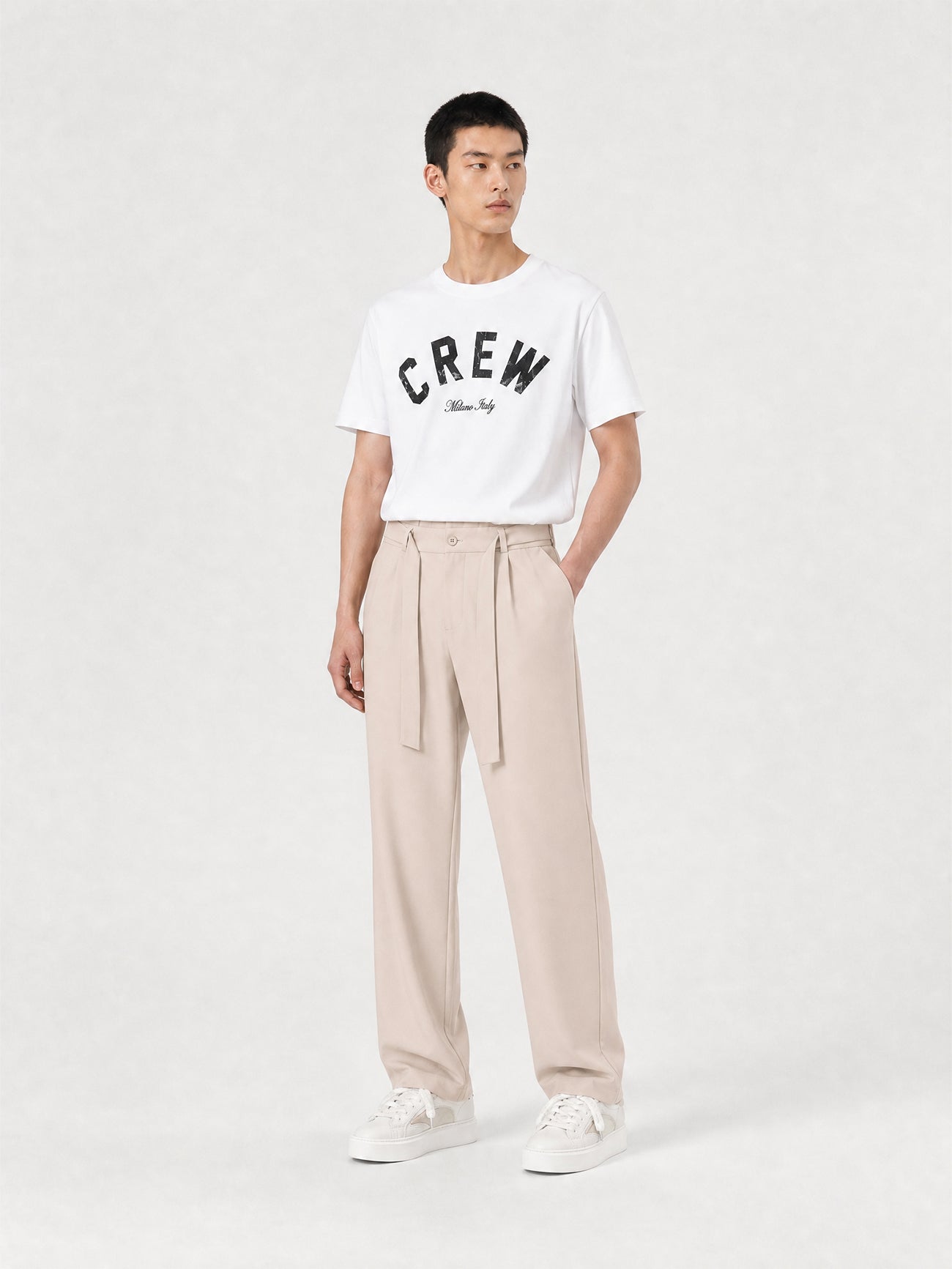 CREW Milano “Monaco” Pants - Beige.