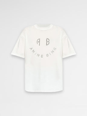 Anine Bing Smile Logo Print T-Shirt