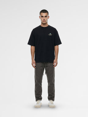 CREW Milano Oversized T-Shirt Logo Print