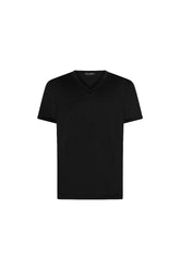 Dolce & Gabbana T-shirt neck logo tag black