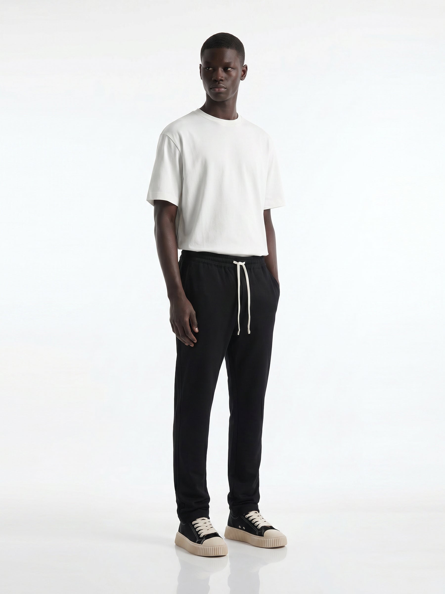CREW MILANO Elegant Pants Black