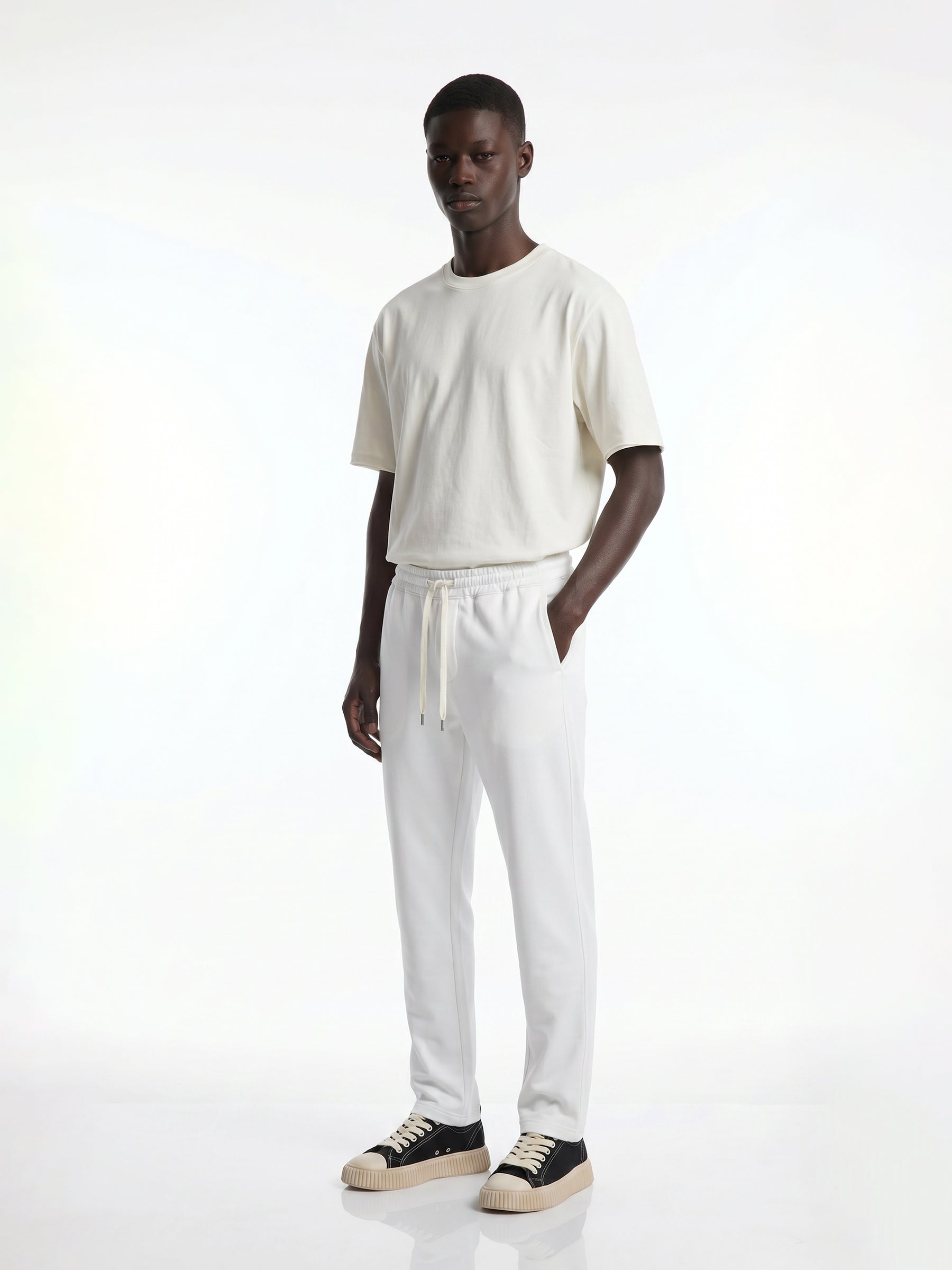 CREW MILANO Elegant Pants White