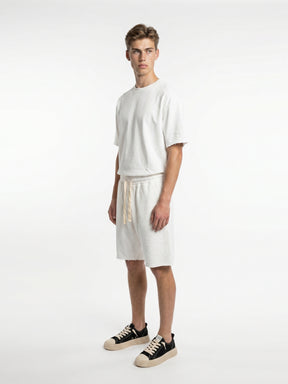 CREW Milano French Terry Set T-Shirt/Pants White