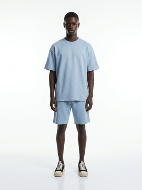 CREW Milano French Terry Set T-Shirt/Pants Blue