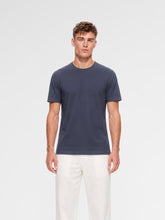 MAISON 9 PARIS Navy Mercerized Cotton T-Shirt