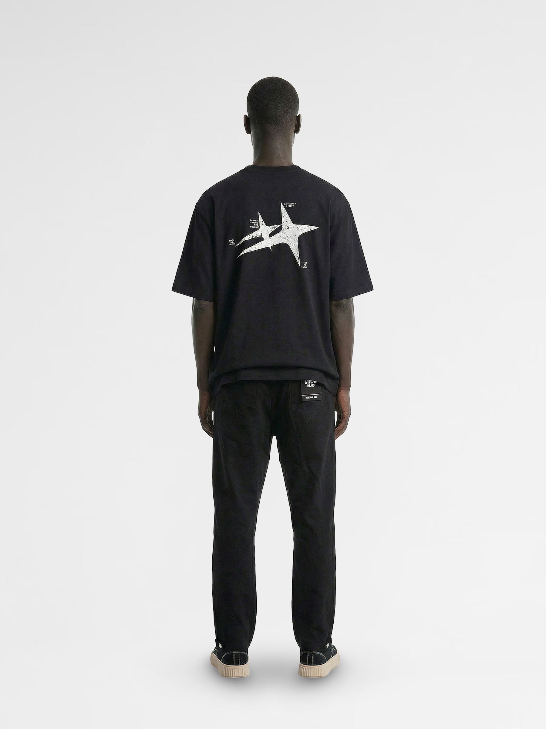 CREW Milano Oversized T-Shirt Logo Print