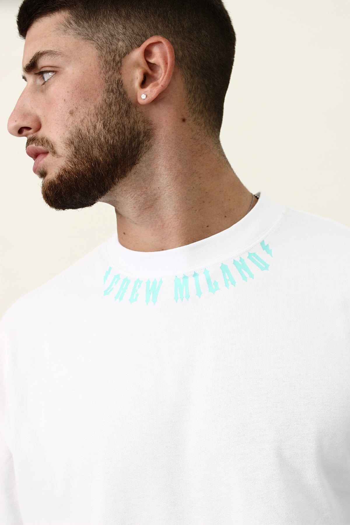 CREW Milano DUBAI White/Mint T-Shirt