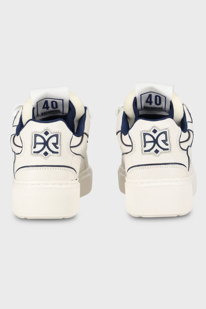 Ainker Backdoor Leather White Blue