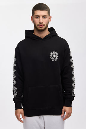 CREW MILANO 005 Monochrome Emblem Hoodie