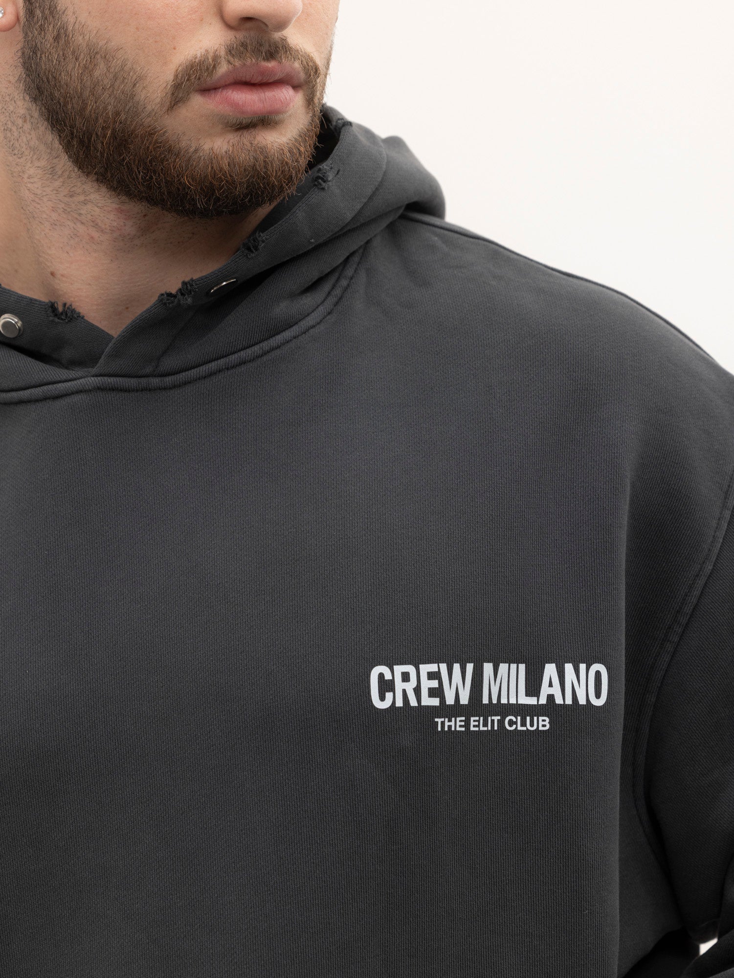 CREW MILANO Relax Logo Hoodie