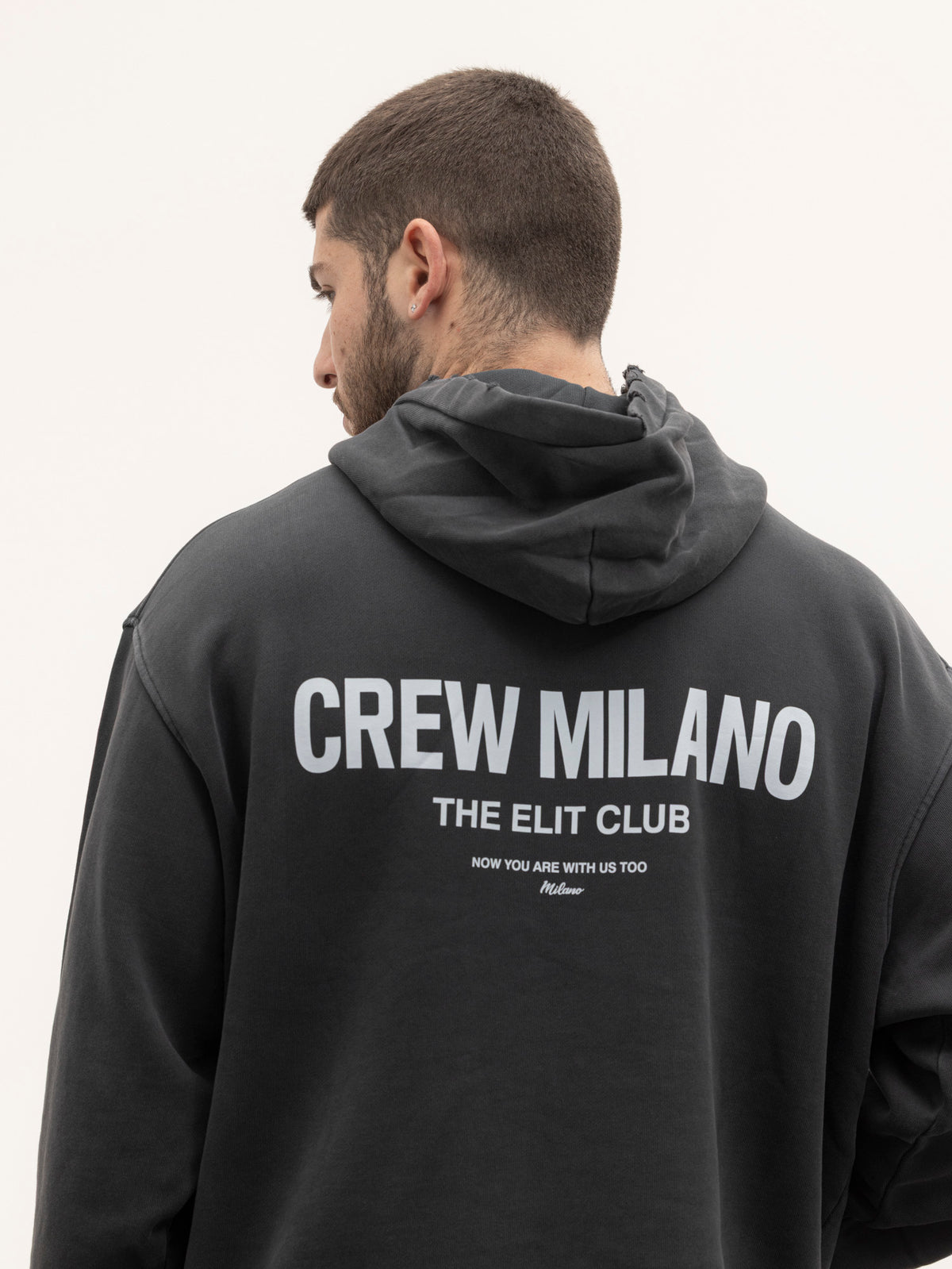 CREW MILANO Relax Logo Hoodie