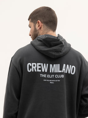 CREW MILANO Relax Logo Hoodie