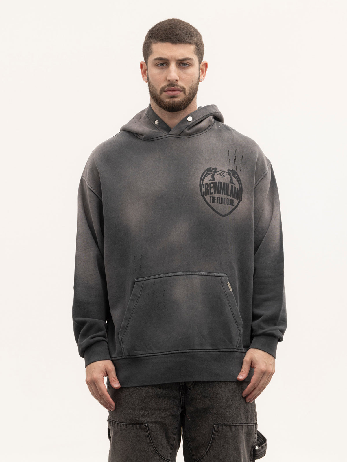 CREW MILANO Relax Logo Hoodie
