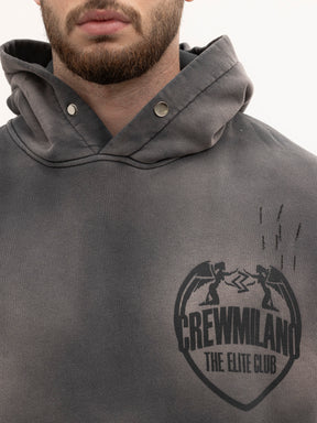 CREW MILANO Relax Logo Hoodie
