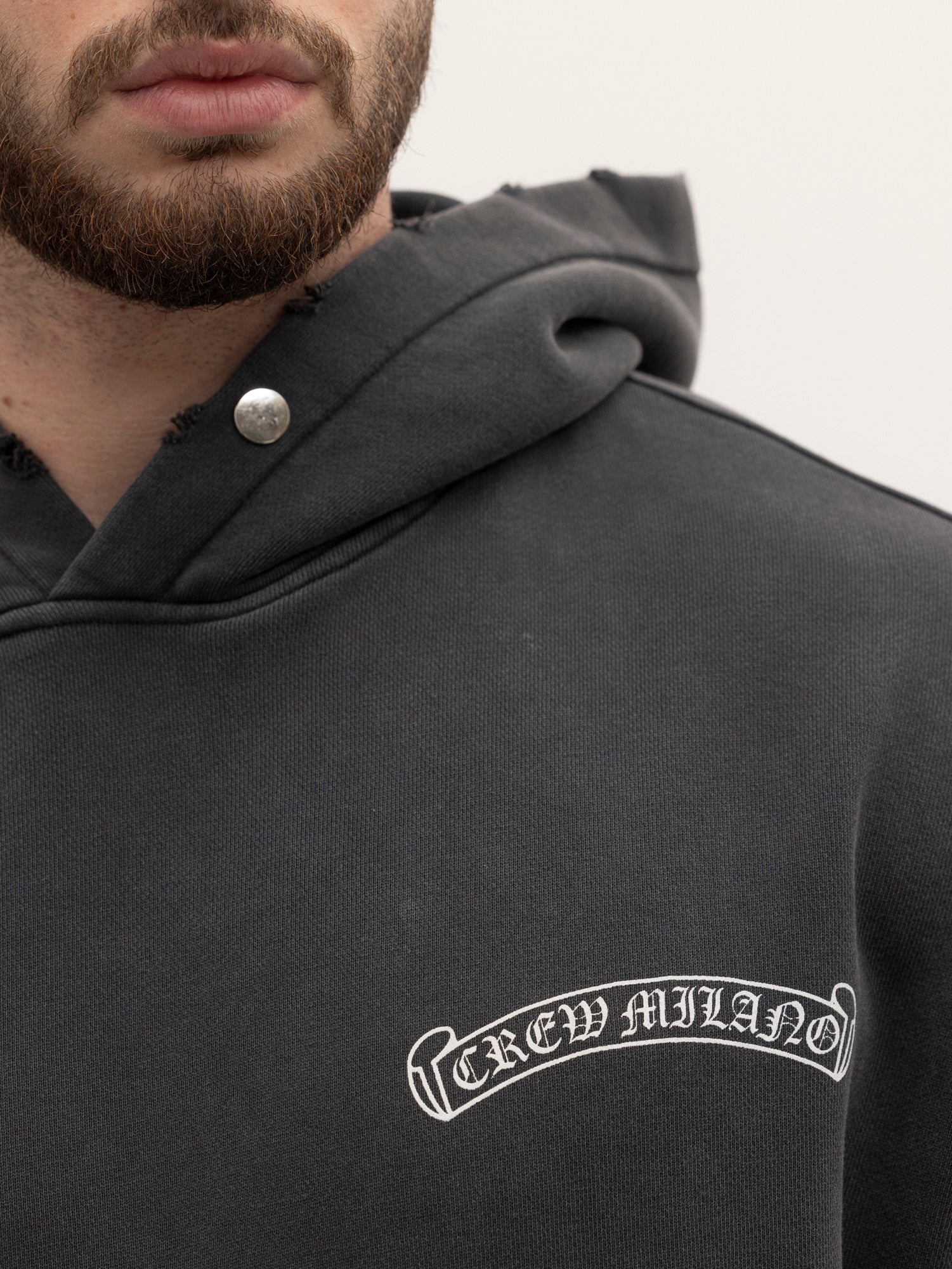 CREW MILANO Relax Logo Hoodie