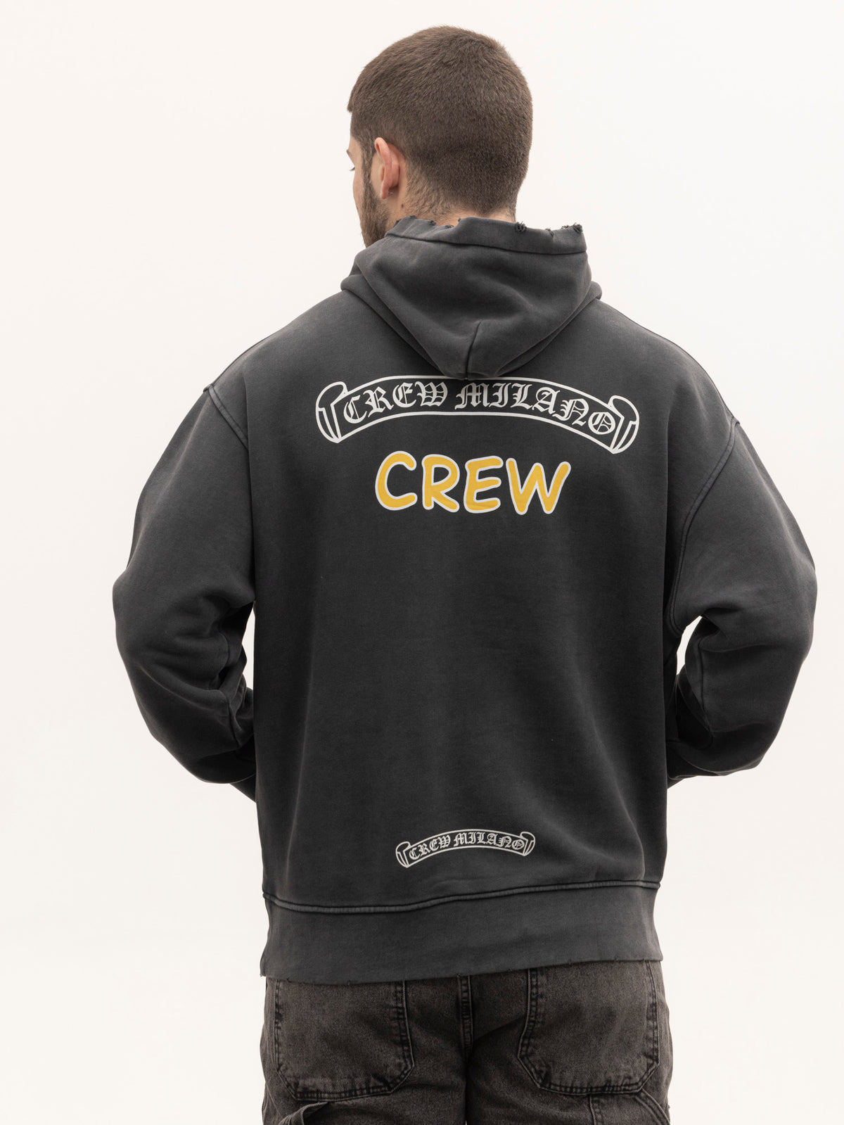 CREW MILANO Relax Logo Hoodie