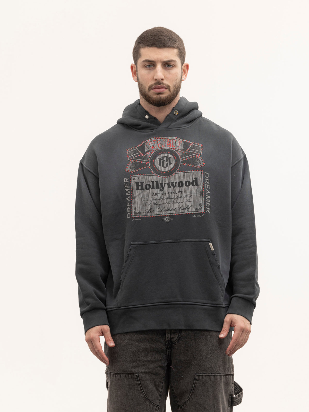 CREW MILANO Relax Logo Hoodie