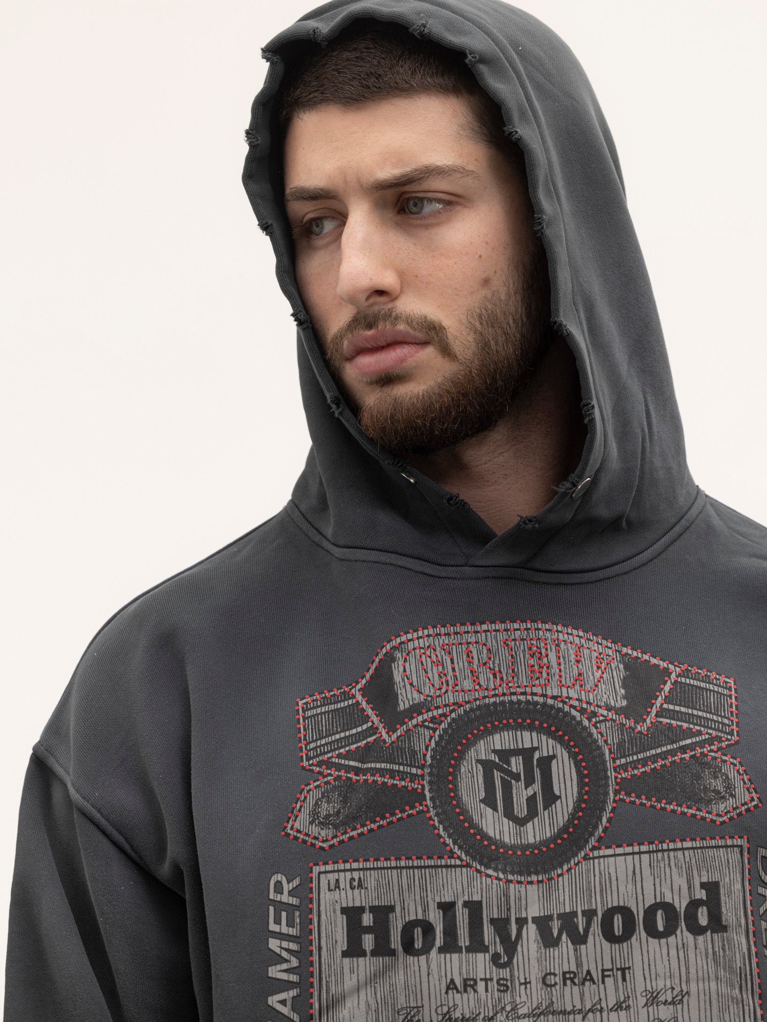 CREW MILANO Relax Logo Hoodie