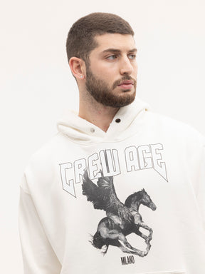 CREW MILANO Relax Logo Hoodie