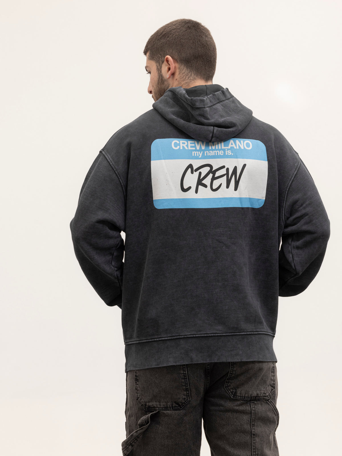 CREW MILANO Relax Logo Hoodie