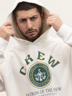 CREW MILANO Relax Logo Hoodie