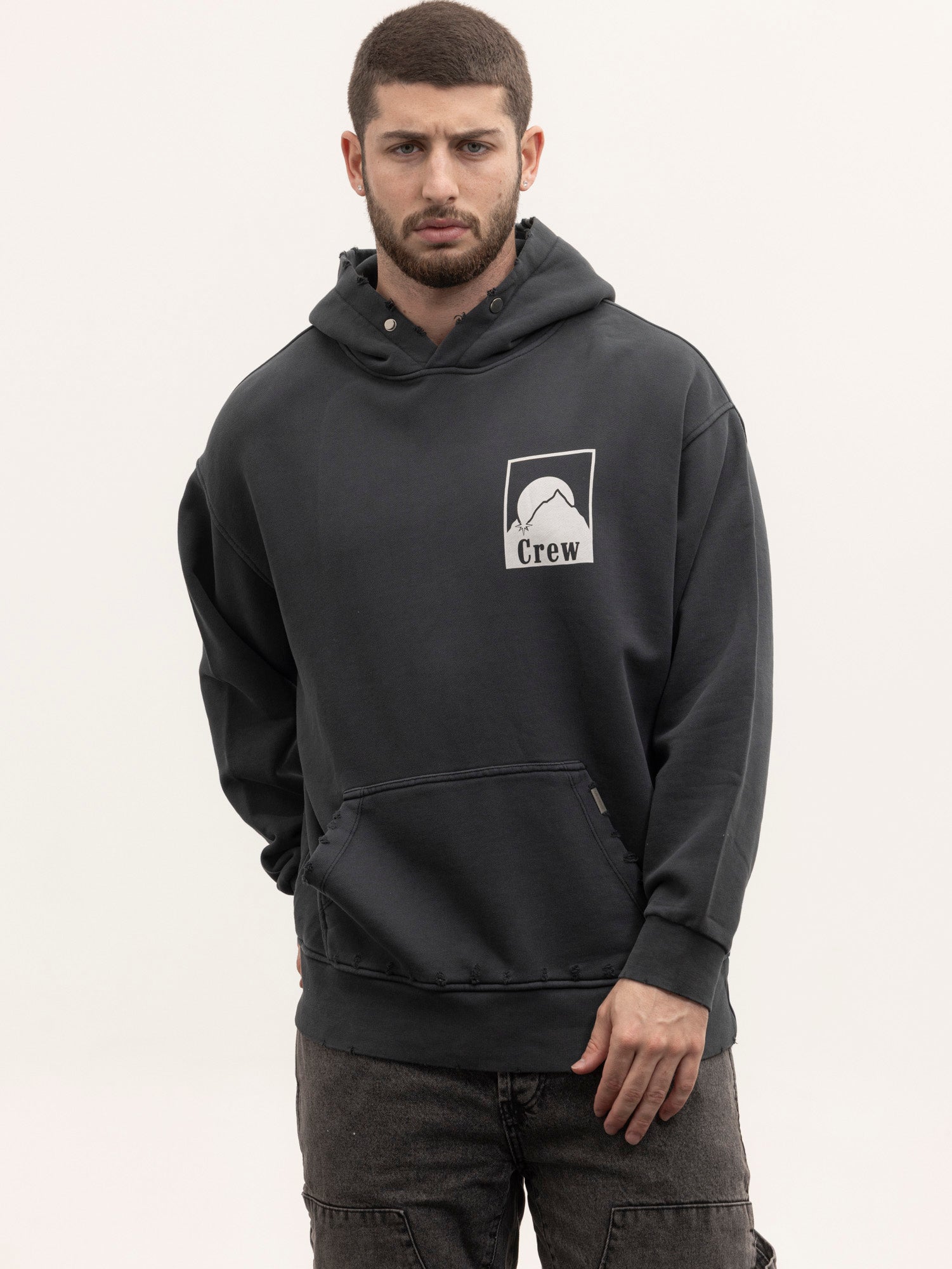 CREW MILANO Relax Logo Hoodie